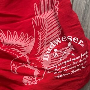 PAC Sun Budweiser Red Swim Shorts or Regular Shorts (Lightweight) w Eagle Logo